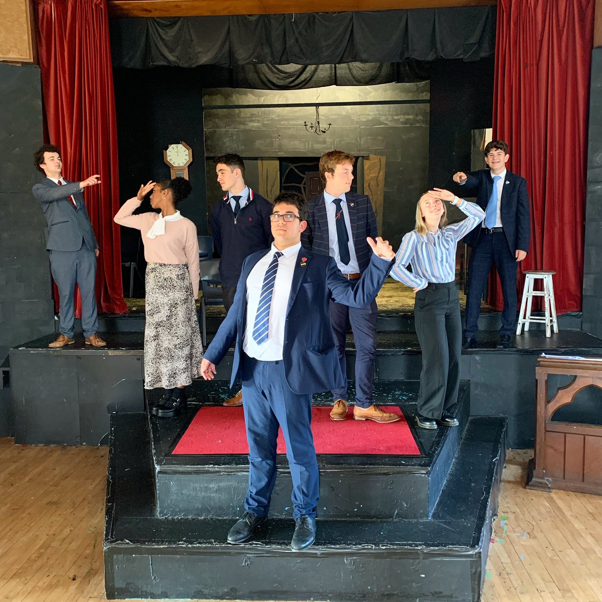 Meet the cast of The Importance of Being Earnest! The budding actors in our Sixth Form had a fantastic first rehearsal today. Details of the performance will come out soon! 
#ShebbearArts #ShebbearDrama #ShebbearPerformingArts #ShebbearSixthForm #ShebbearCreativity