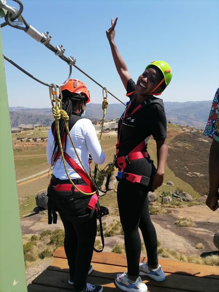 Went to the Ziplining launch today <a href="/Sibebe_Resort/">SibebeResort</a>... It was so much fun, i would highly recommend shem 🤞🏾..