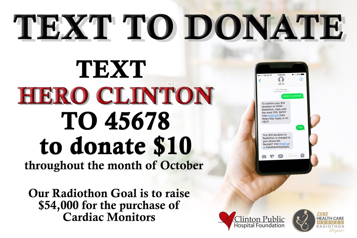 Today is the last day  to TEXT TO DONATE!  Text "HERO CLINTON" to 45678 to donate $10 before the end of the day. Thank you for your continued support!  Donations will be accepted towards this project online and in the office until the end of the year.