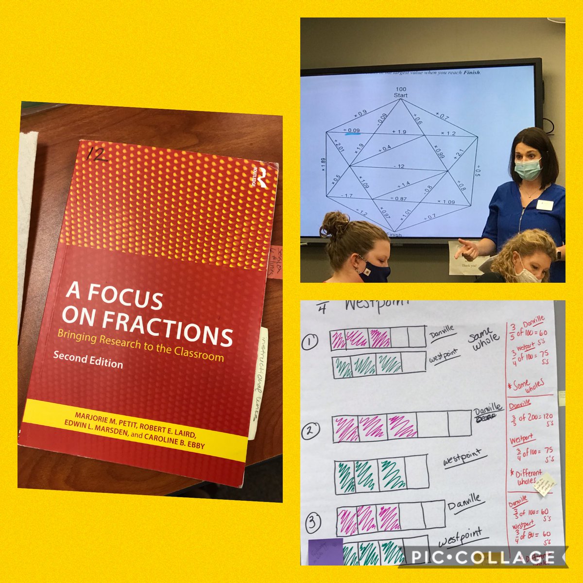 Denise Porch (@mathontheporch) on Twitter photo Pushing our thinking @OGAP_Philly Can we find the greatest value using paths in the decimal maze? Can we use visual models to represent 3/5 of one school’s population to be greater/less/equal to 3/4 of another school’s population? <a href="/AMSTI4all/">AMSTI</a> <a href="/rtc0016/">Rochelle Cantrell</a> <a href="/AlabamaAchieves/">Alabama State Department of Education</a> Pushing our thinking @OGAP_Philly Can we find the greatest value using paths in the decimal maze? Can we use visual models to represent 3/5 of one school’s population to be greater/less/equal to 3/4 of another school’s population? <a href="/AMSTI4all/">AMSTI</a> <a href="/rtc0016/">Rochelle Cantrell</a> <a href="/AlabamaAchieves/">Alabama State Department of Education</a>