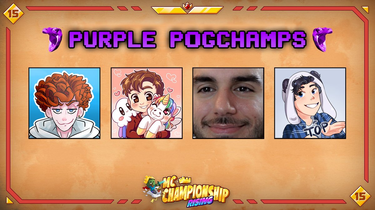ItsRitchieW's tweet photo. Introducing the Purple PogChamps Application for #MCCRISING ! Check out our team members @TheFamousFilms @ItsRitchieW @PandaFire11 &amp; @TacticalTickler and make sure to watch our video application. 💜

https://t.co/8wppaGzVgx

#MCChampionship #mcc https://t.co/VA86EygllC