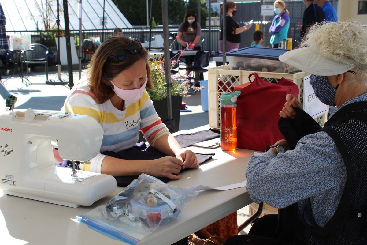 Textile has the highest repair rates among all, between 85-95%.  Clothes, Bags, Sheets, Covers, a simple repair is usually sufficient for a tear, torn seam, small holes or missing buttons.  

Visit #WestVan #ReapairCafe this Sat. 

Register bit.ly/3yLxjLD