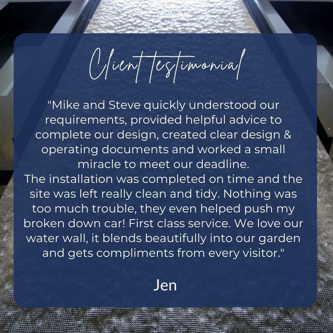 We recently received this wonderful review from a client. Thank you Jen.