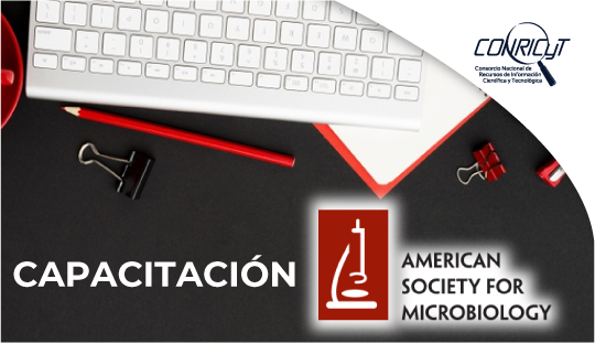 CONRICYT's tweet photo. Asiste hoy a las 12:00 pm a la capacitación de ASM
Descubre las revistas destacadas de ASM en el campo de la Microbiología básica, clínica y más.
https://t.co/jKOxGivc7l
#Capacitación #CONRICYT https://t.co/NGTC7UsDjr