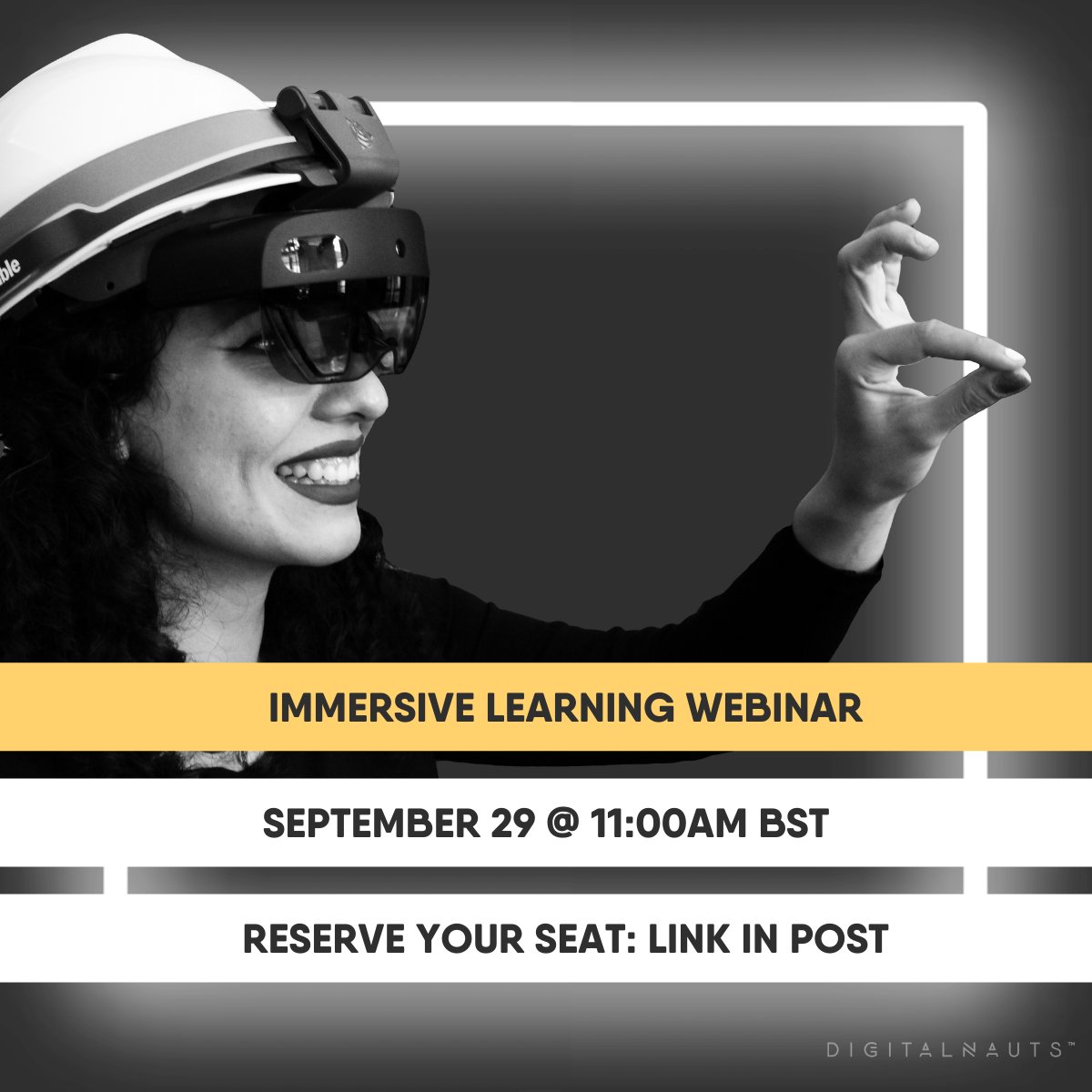 digitalnauts's tweet image. We are excited to announce that our Co-Founder and CTO 👨🏼‍🚀 @BaxterCodes and our XR Strategist 👩🏻‍🚀 @lina_srebrova will be part of an insightful webinar on #immersivelearning on September 29th at 11:00AM BST in collaboration with @Praxis42Ltd 👏