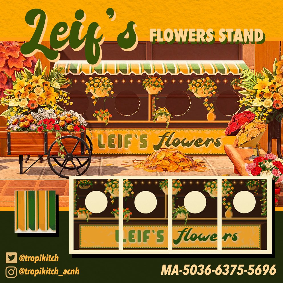 Tropikitch on Twitter "Leif's flowers stand designs are now uploaded