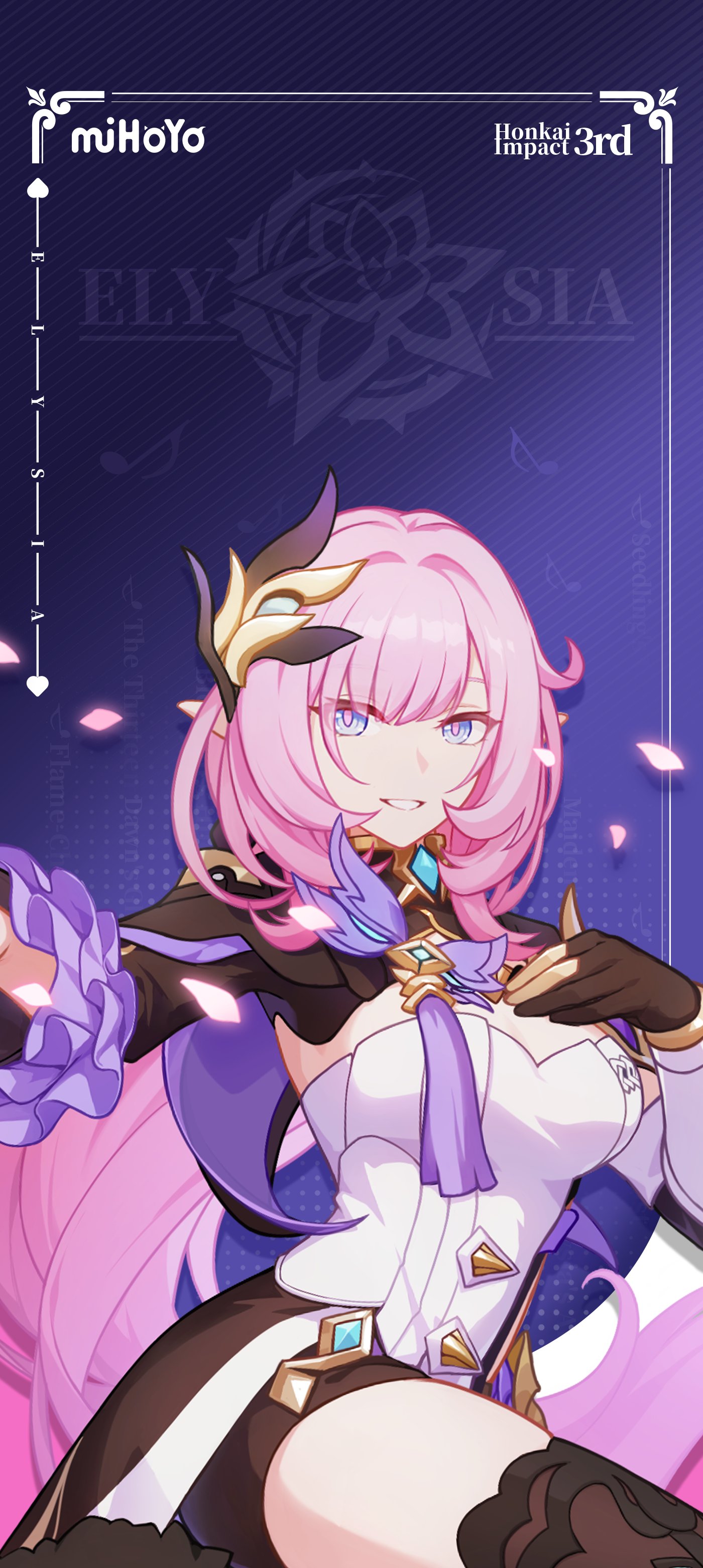 Với những fan cứng của Honkai Impact 3rd, hình nền điện thoại Elysia là điều không thể thiếu. Với những gam màu tinh tế, các nhân vật quen thuộc và không gian độc đáo, hình nền này sẽ tạo cho bạn cảm giác như đang sống trong thế giới của trò chơi.