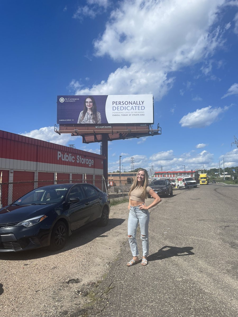ggplot_gabby's tweet image. I was on a billboard for my school! 😂 @StKate #datascience #WomenInSTEM