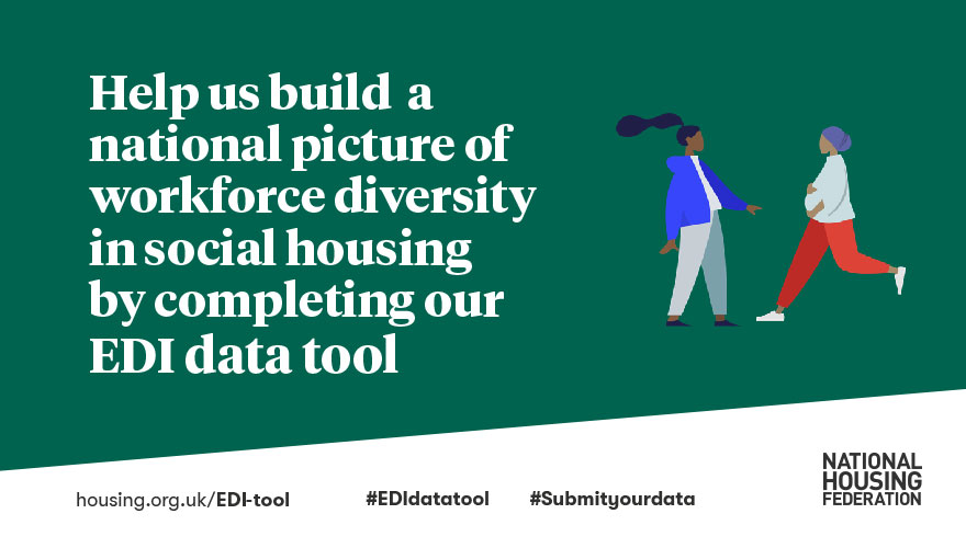 natfednews's tweet photo. The deadline is fast approaching for members to help us build a national of housing diversity by submitting your #EDIdatatool by 23 September 2021! Let's benchmark and track our progress towards becoming a more inclusive and diverse sector https://t.co/ICl5CxtRfi #Submityourdata https://t.co/mixZEF3OTa