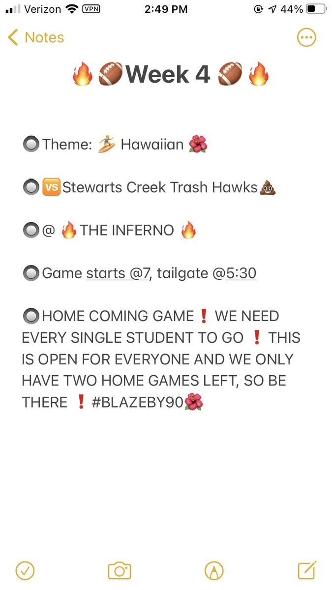 StudentSecBHS's tweet photo. We need the section to hit the top row 🔥All students welcome❗️ #RedHawksPack🚬 #BlazinFast https://t.co/MpNgmJ9ERw
