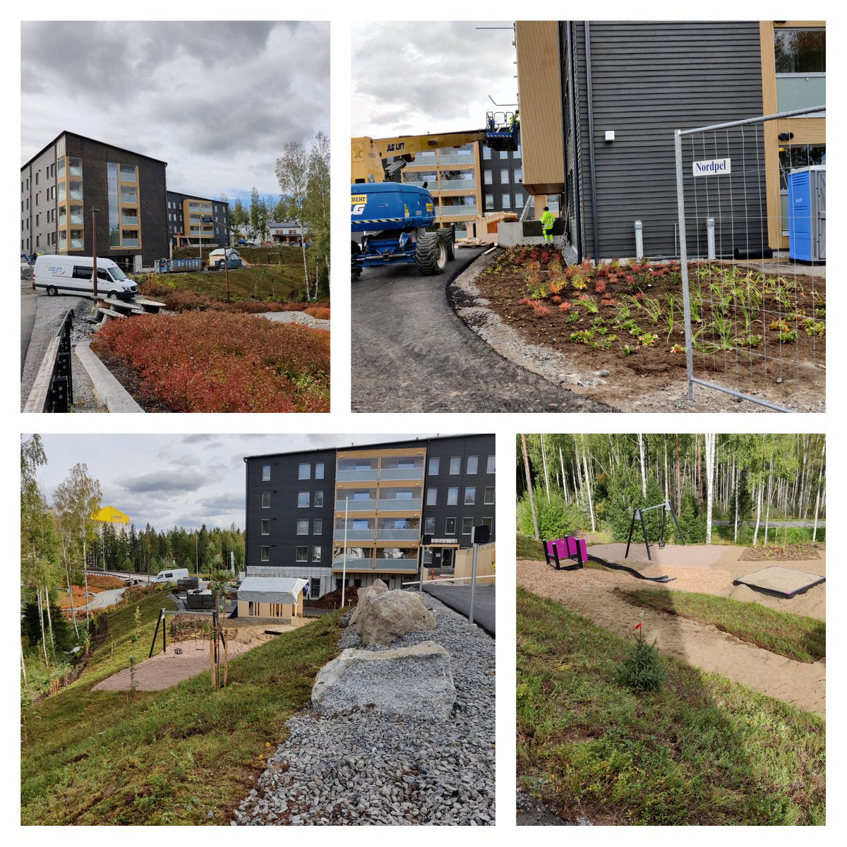 Vuoreksessa VTS-kotien uusi #puukerrostalo on viittä vaille valmis. Pöhinä on melkoinen kun viimeisiä töitä tehdään 😉. Asukkaat pääsevät muuttamaan uusin viihtyisiin #vuokraasuntoihin viikonloppuna👍 <a href="/VTSkodit/">Tampereen Vuokratalosäätiö sr</a> #hyvänelämänalusta #vuokrakoti <a href="/Tamperekaupunki/">Tampereen kaupunki</a>