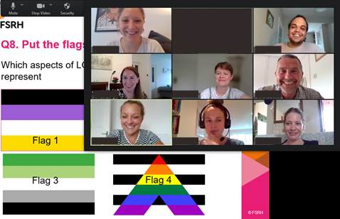 COSRH_UK's tweet photo. Last week , some of our staff took part in an LGBTQ+ themed quiz, celebrating LGBTQ+ history, and the aptly named team 𝗟et’s 𝗕e 𝗔 𝗚reat 𝗤uiz 𝗧eam won! 🌈

#LGBTQ+ #FSRH https://t.co/lqg5A4SibG