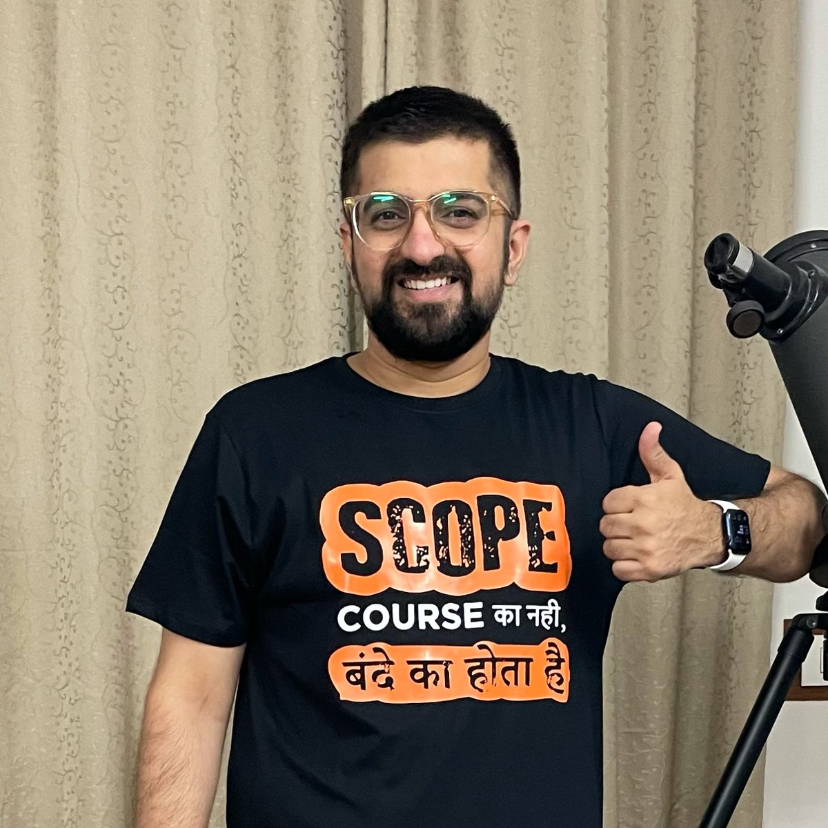 neerajarora91's tweet photo. Scope Course का नहीं, बंदे को होता है! https://t.co/xbCh71qWlt