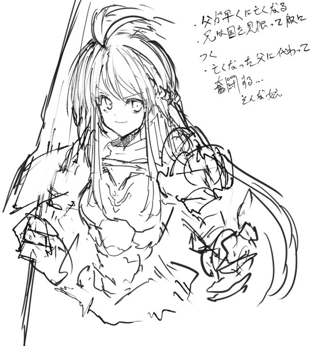 @niku_vacuum こんな感じのお飾り姫様を暗殺する筈だったのに、私情から助けてしまってそのままずるずると護り続けてるとかそんなあれなので…! 