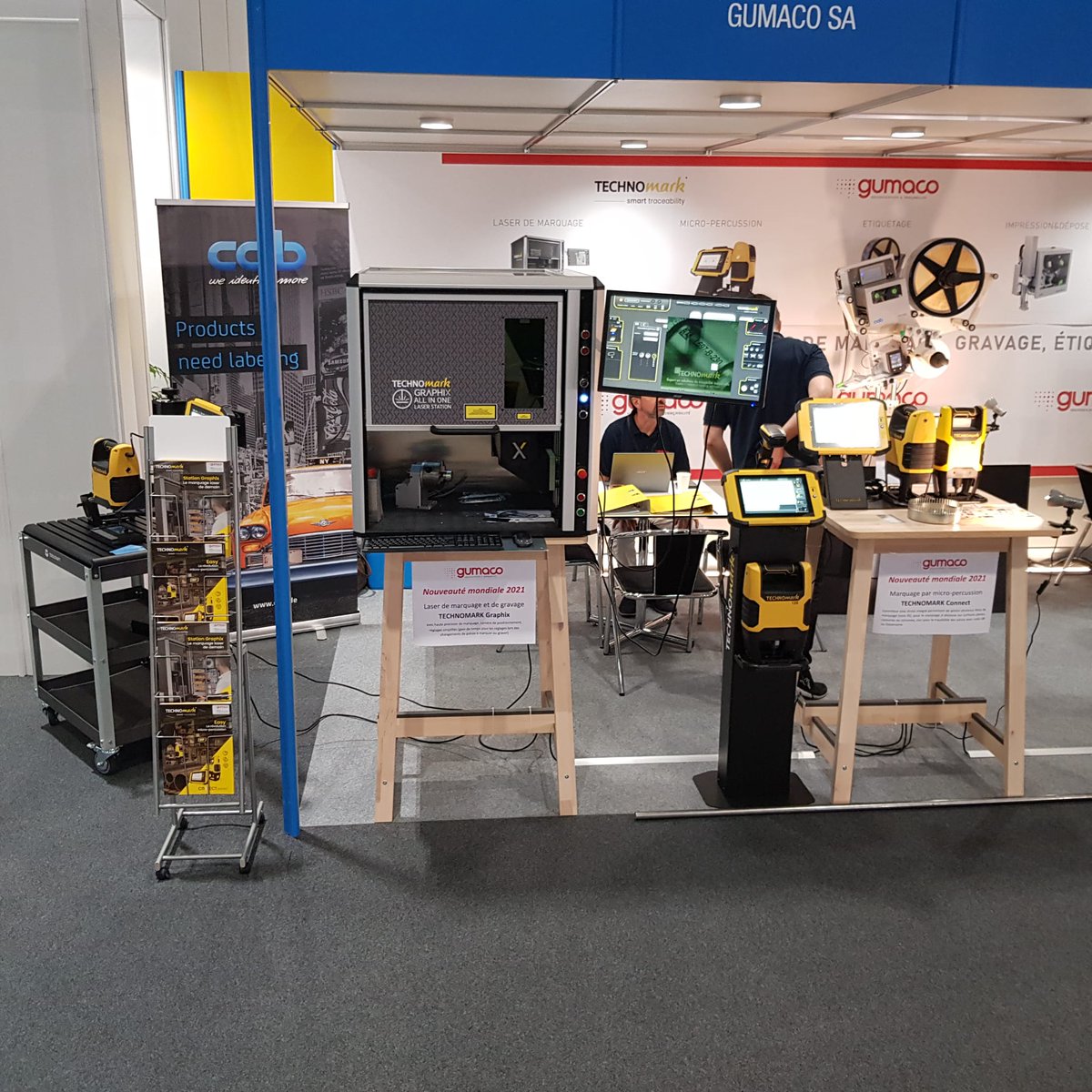 Technomarkgroup's tweet photo. Retrouvez notre partenaire GUMACO SA sur le salon EPHJ du 14 au 17 septembre 2021 à Genève.
Toutes nos nouveautés micro-percussion et laser sont présentées sur le stand G120 !
#Marquage #Traçabilité #Micropercussion #Laser #Gumaco #Technomark https://t.co/5XHgRFPj9P