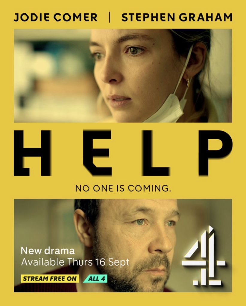 DanielMays9's tweet photo. I know how much passion and integrity @StephenGraham73 applies to his work. Alongside the equally formidable Jodie Comer, a script from @jackthorne about the single most unprecedented event of our times, you know ‘Help’ @channel4 looks set to be the drama event of the year. https://t.co/ZCE9ZcDWPm