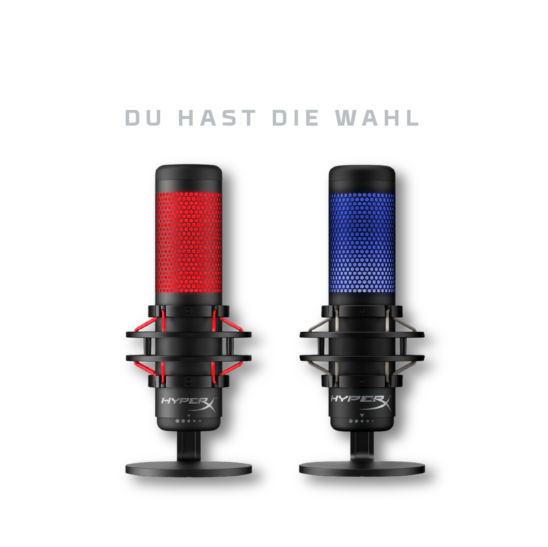 HyperXDe's tweet image. Wofür würdet ihr euch entscheiden?
🔴 #Quadcast oder 🔵 #QuadcastS?

#Matrix4 #HyperX