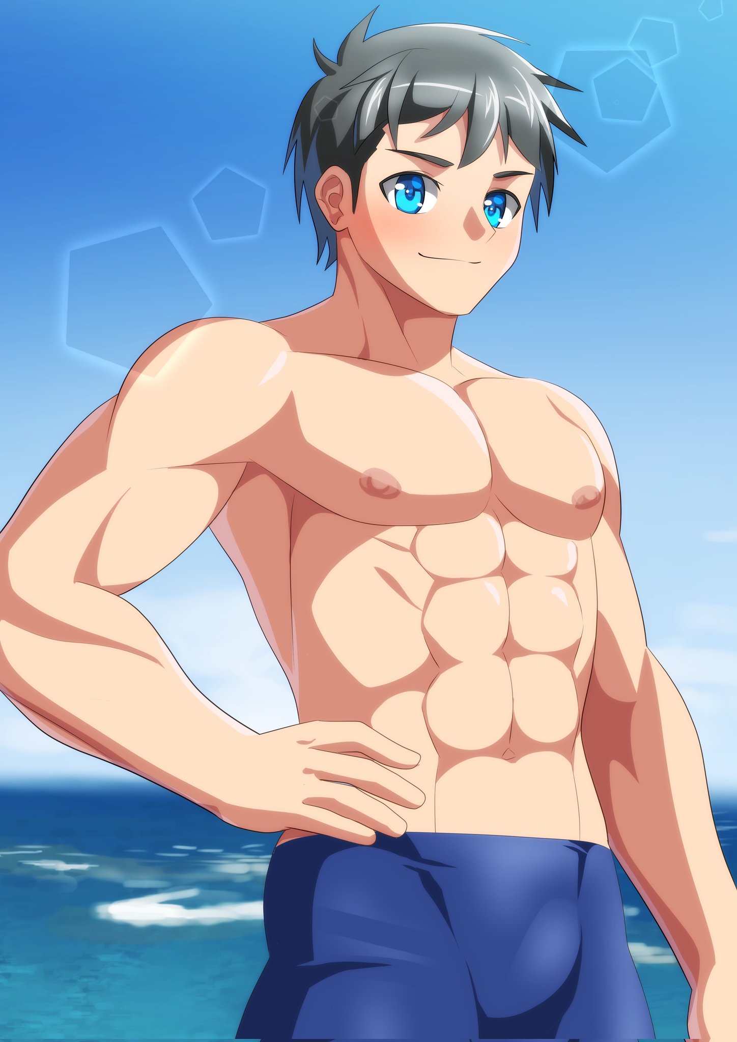 すもも 少し筋肉量を抑えて全体的なシルエットをスッキリさせた これでdkっぽい雰囲気は出せたかな T Co Fwskqit3vr Twitter