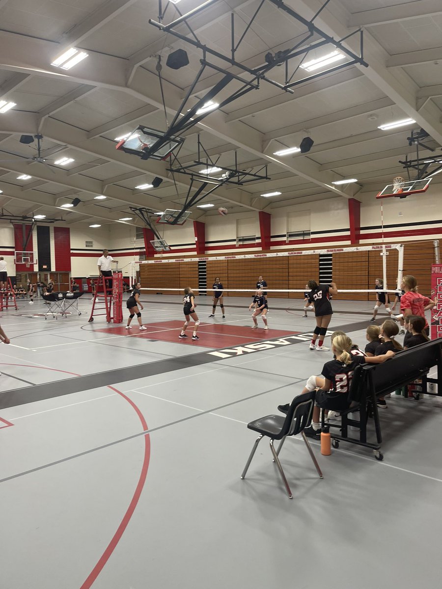 PCMS bringing the bump, set, spike back. Great work <a href="/AthleticsPcms/">PCMS ATHLETICS</a> @redraidervball <a href="/PulaskiRedSea/">Pulaski Red Sea</a> <a href="/PCSD_PCMS/">Pulaski Middle School</a>