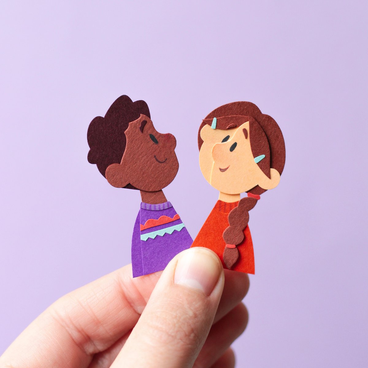 Two wee pals in progress ✂️ 
#childrensillustration #kidlit #kidlitart