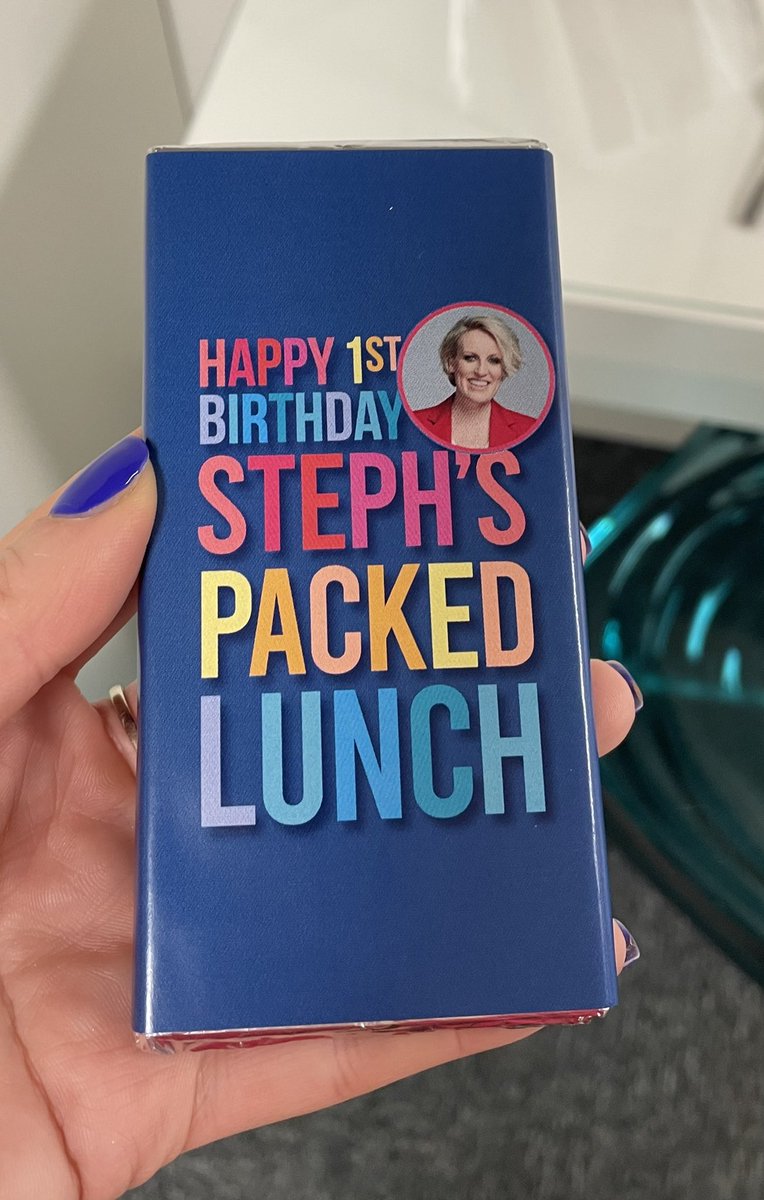A year ago we launched a show on a channel that hadn’t had a live daytime weekday show on it for over 20yrs. 

We’re still going strong! Thank you to my amazing team, fab contributors and of course our wonderful viewers. 

My heart is full of love+my face is full of chocolate!