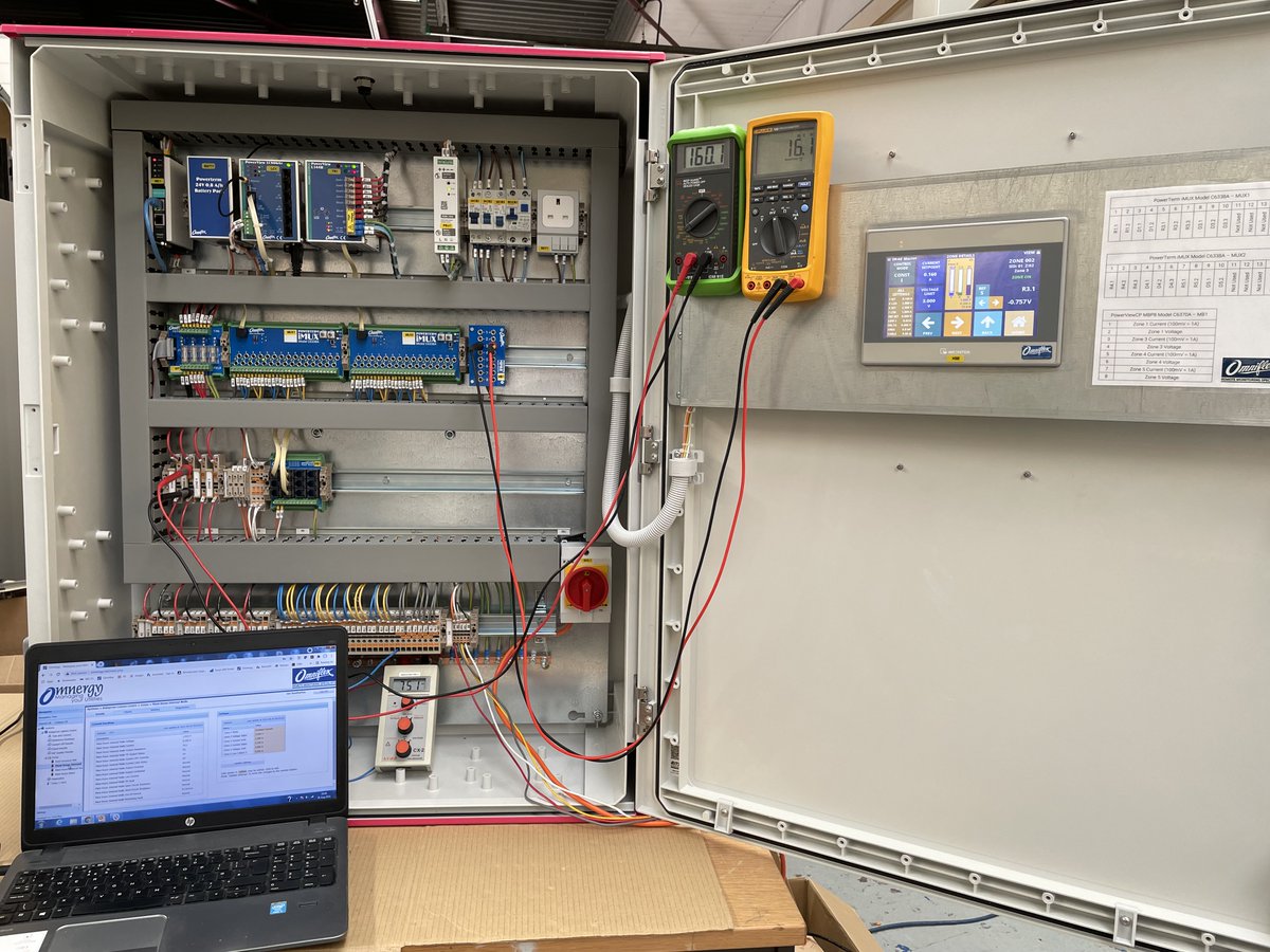 Omniflex's tweet photo. Omniflex PowerView Impressed Current #cathodicprotection system going through the in-house testing ready for the @KidsgroveSports Centre with @CRL_Limited 
#corrosionmonitoring #corrosionprotection https://t.co/TfUn8pKKso
