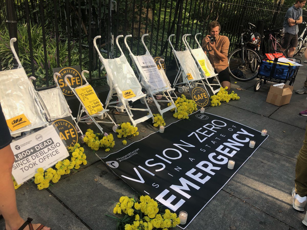 TransAlt's tweet photo. Enough is enough. @NYCMayor must act NOW to stop the deadliest year under his watch from getting deadlier.
We'll see you at 5:30 tonight at Union Square North.
#SafeStreets4Strollers | #deBlasiosStreets https://t.co/RoLs2IVwM1