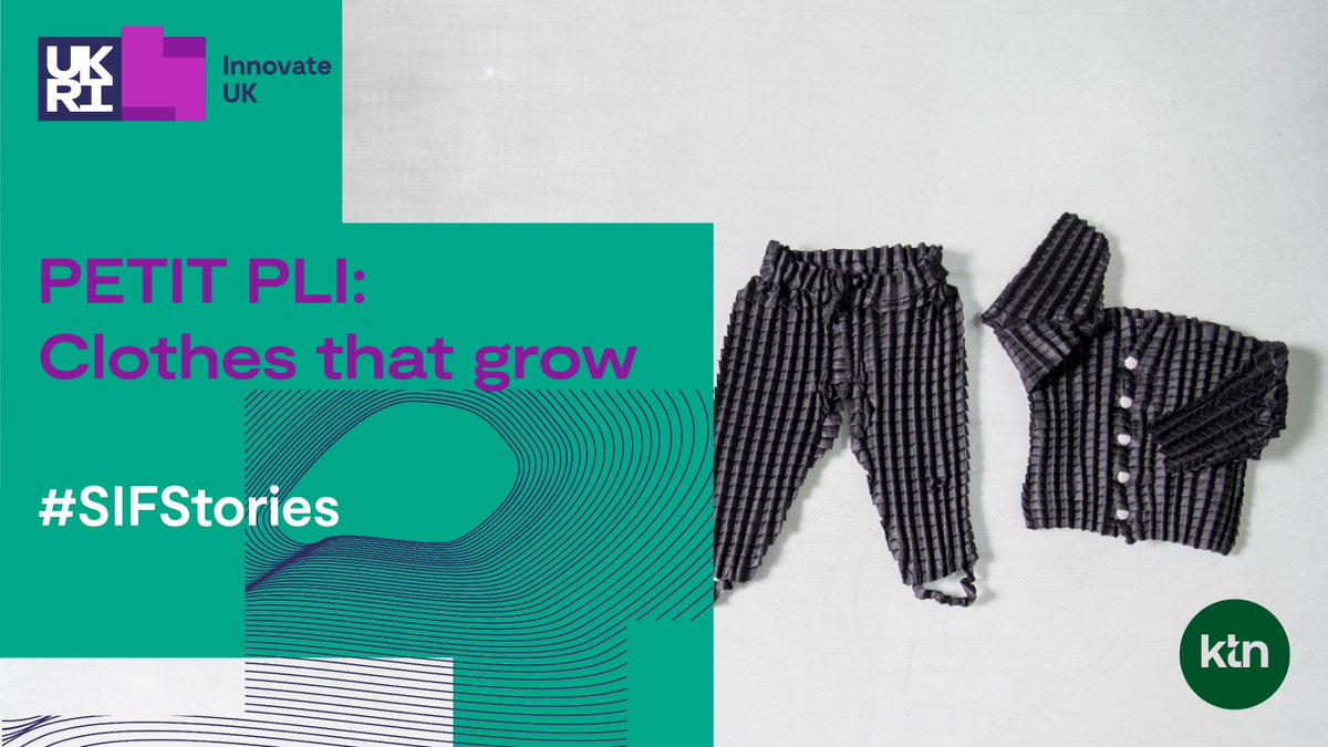 It's #SustainableFashionWeek - the UK's 1st fashion week dedicated to promoting #sustainable and ethical fashion. Check out one of <a href="/innovateuk/">Innovate UK</a>'s #SIFStories, <a href="/PetitPli/">PETIT PLI</a>, who are tackling the fast fashion industry by extending the life cycle of clothing > youtu.be/ywMldVwtV0Q