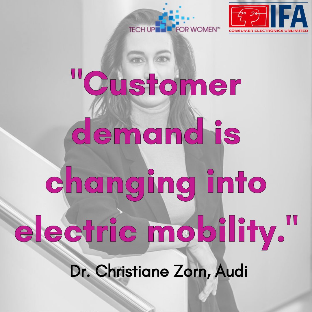 techupforwomen's tweet photo. Incredible quotes from our International Tech Up For Women - IFA Berlin conference! Weren’t able to make it? No problem! The video recordings will be available on our website throughout the month of September, just visit https://t.co/cWFDqlCj6d! 💙👩‍💻 #techupberlin https://t.co/6UBvvIXKqG