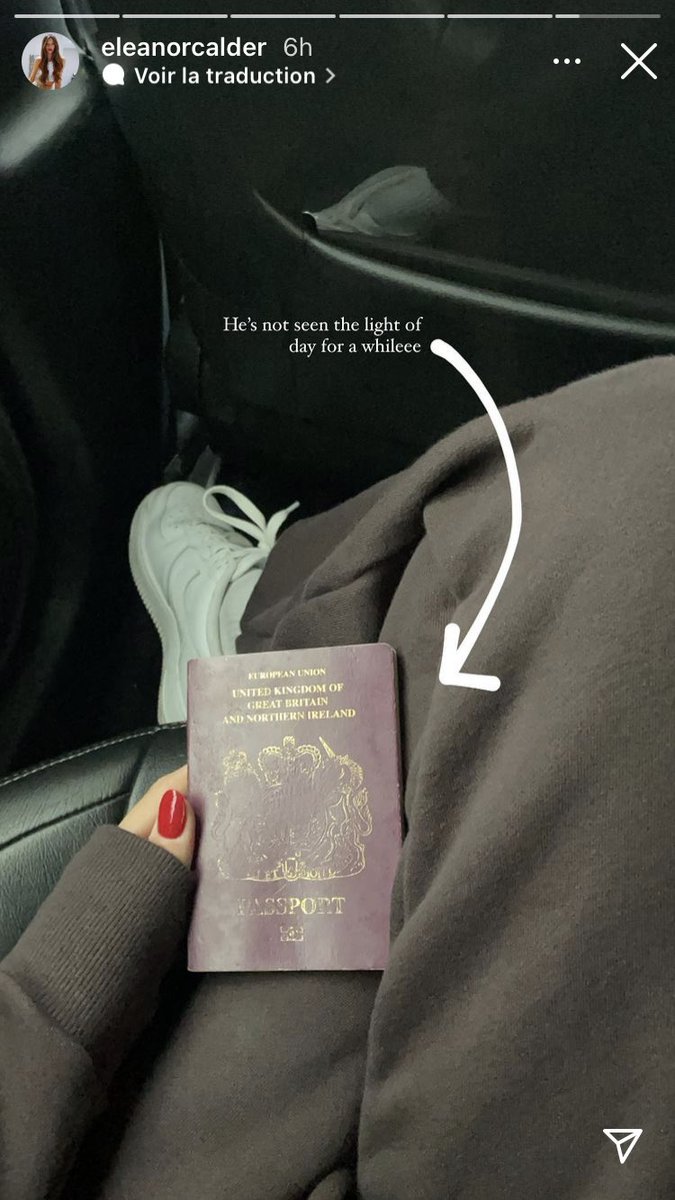 She was just in Greece….