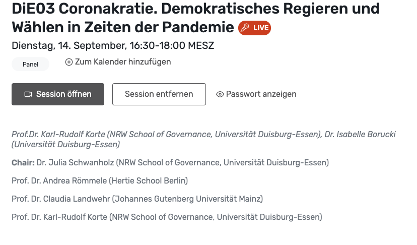 i_RoBo_'s tweet photo. #dvpw21 Come join us: Coronakratie? Demokratisches Regieren und Wählen in Zeiten der Pandemie. Unterstützt vom @ak_und https://t.co/kaDkWpdYKn