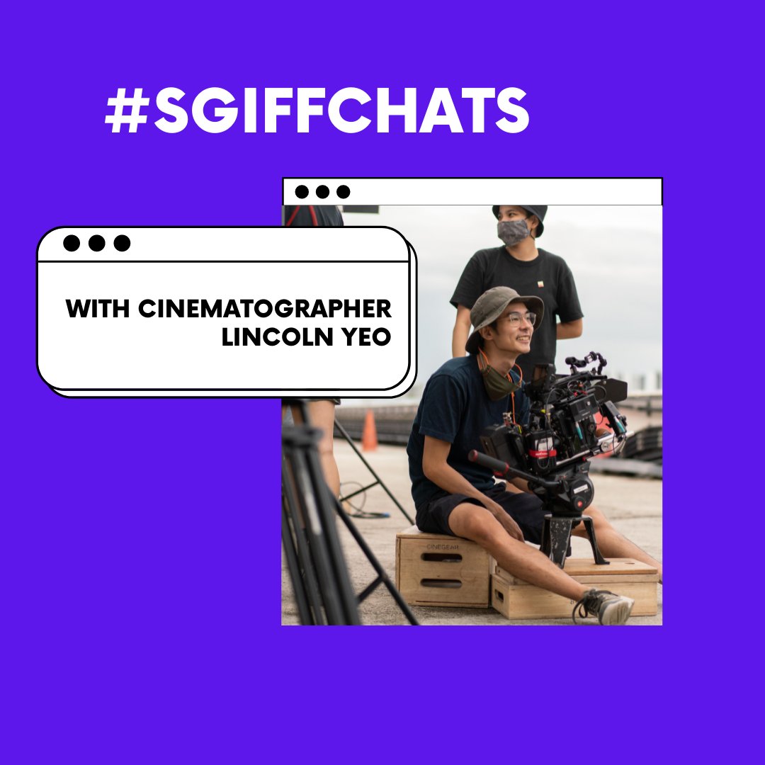 Check out our #SGIFFchats Q&amp;A with cinematographer 𝗟𝗶𝗻𝗰𝗼𝗹𝗻 𝗬𝗲𝗼 at instagram.com/p/CTzW0yNPhWl/