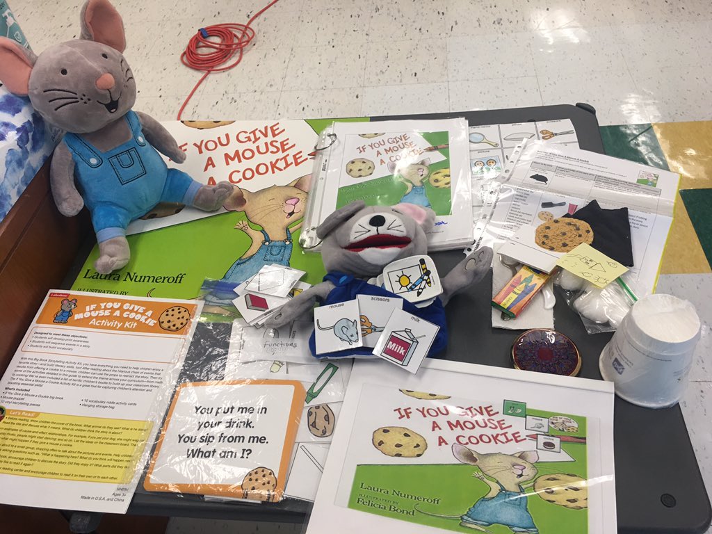 BrodeckiMindy's tweet photo. Finished adapting my all time favorite book today- can’t wait to lend it out! This kit has tactile items and picture symbols - we also have a link for the read aloud book for auditory @LauraNumeroff @buildbetterbook @DonorsChoose #buildabetterbook https://t.co/dY87ByT3f3
