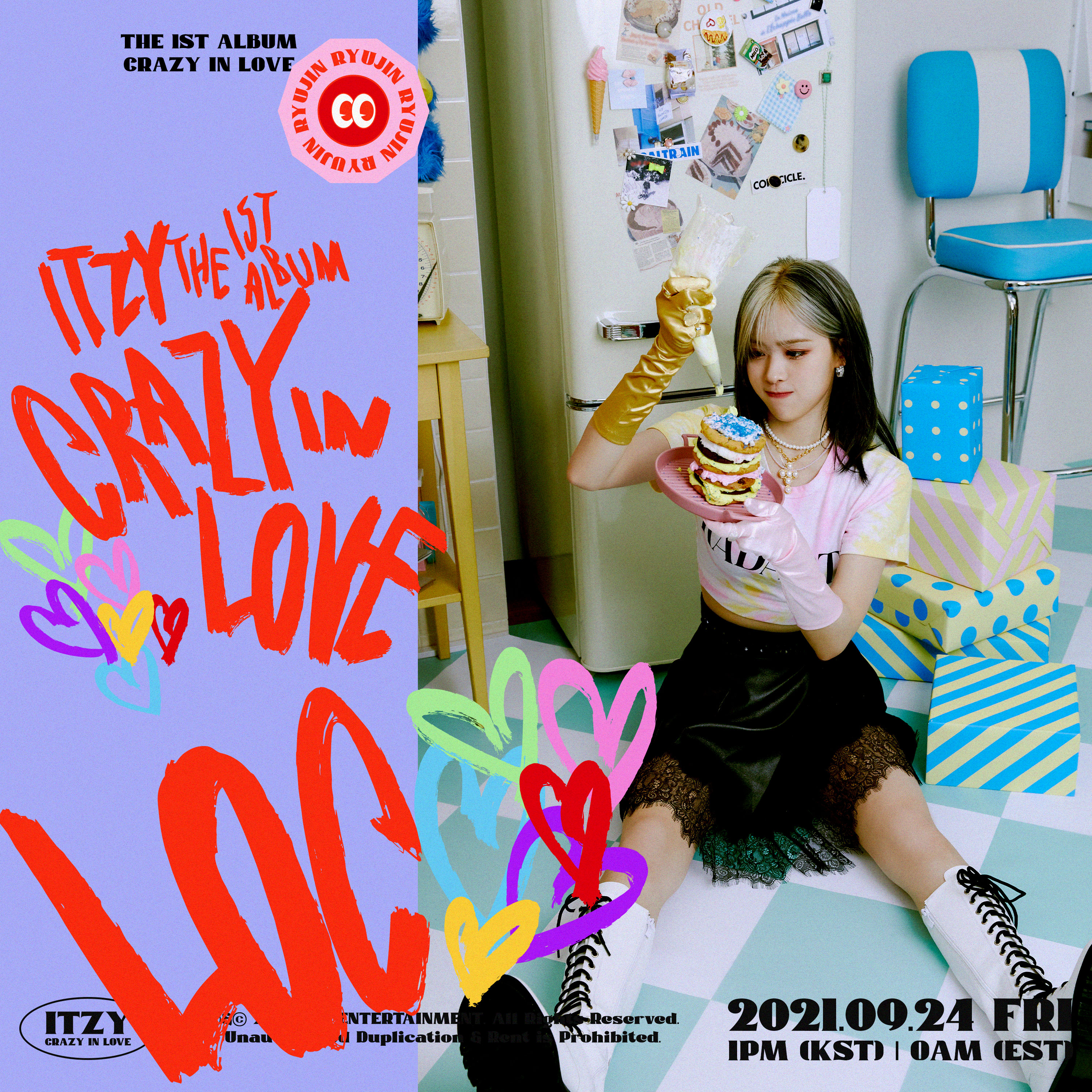 ITZY LOCO / CRAZY IN LOVE album cover by LEAlbum on DeviantArt