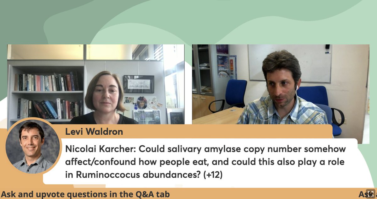 MicrobiomeVIF's tweet photo. A lot of interesting #questions for our main speaker Ruth Ley @RuthLeyMicro ! 💪

Let's start the Q&amp;A!!!!🌟

#mvif #microbiomevif #questions #microbiome #Ruminococcus https://t.co/QssPX7gsNt