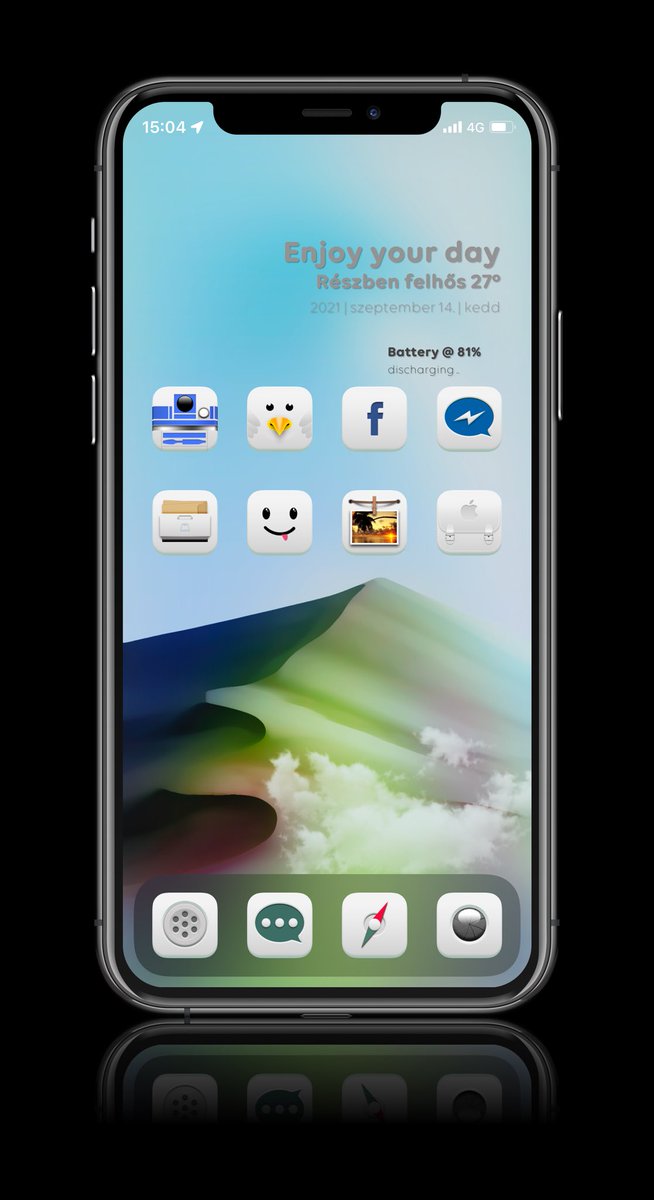 GaracziLaszlo's tweet image. MoneMinimalOne

WeatherHTML2.0
@thewaytozion 
HS
@kleinmone 
Wall
@Alan140503 
Icons
@frenchitouch 
Mockup
@screenshot_pro 

#ios15beta8
#nojailbreak