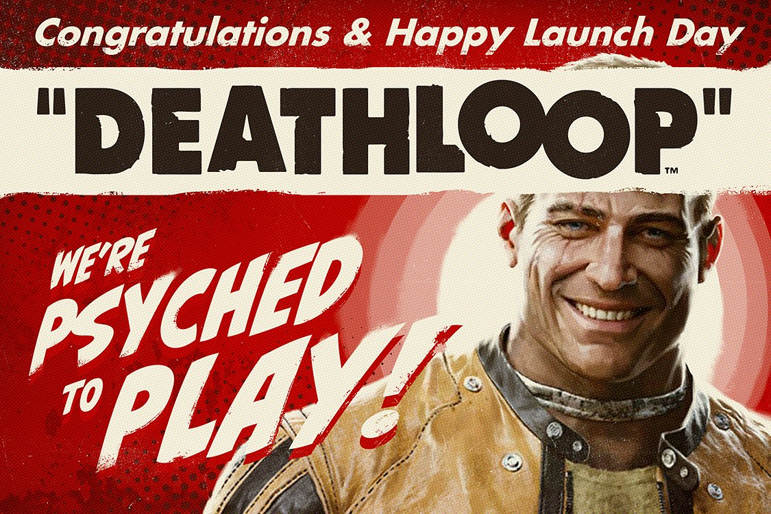 Congratulations to our friends at @ArkaneStudios on the launch of @DEATHLOOP!