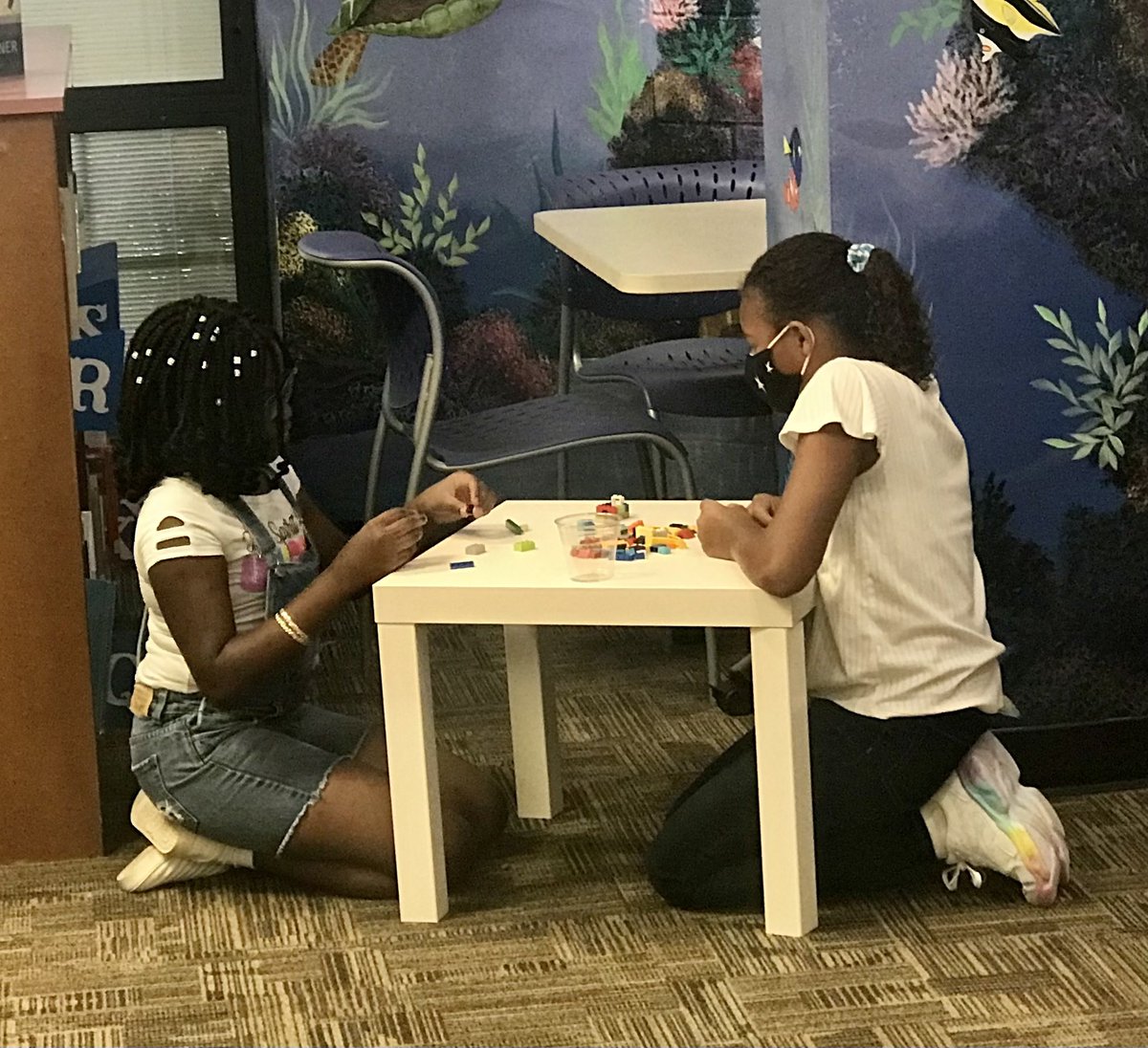 EbesLibrary's tweet photo. Our students are stretching their creative wings &amp; talking abt how to make their mark in the world. #InternationalDotDay   #scaslspeaks https://t.co/Tqic0YhVDM