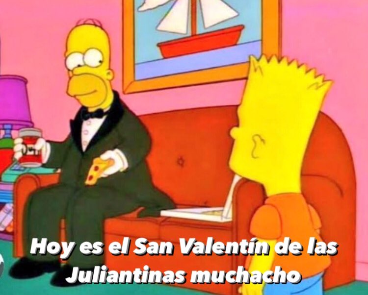 juliantina_21's tweet photo. el meme que no debe de faltar xd

SAN VALENTIN JULIANTINA

- Por qué tan elegante Homero? https://t.co/oYDuYdExRj