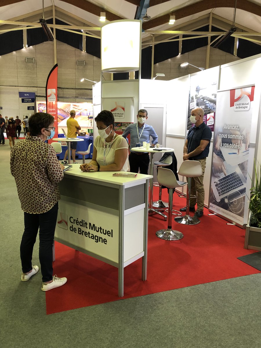 Avis aux professionnels du secteur ! Retrouvez le Crédit Mutuel de Bretagne aujourd'hui et demain au salon de la conchyliculture à  #Vannes. Nous serons ravis de vous accueillir🌊