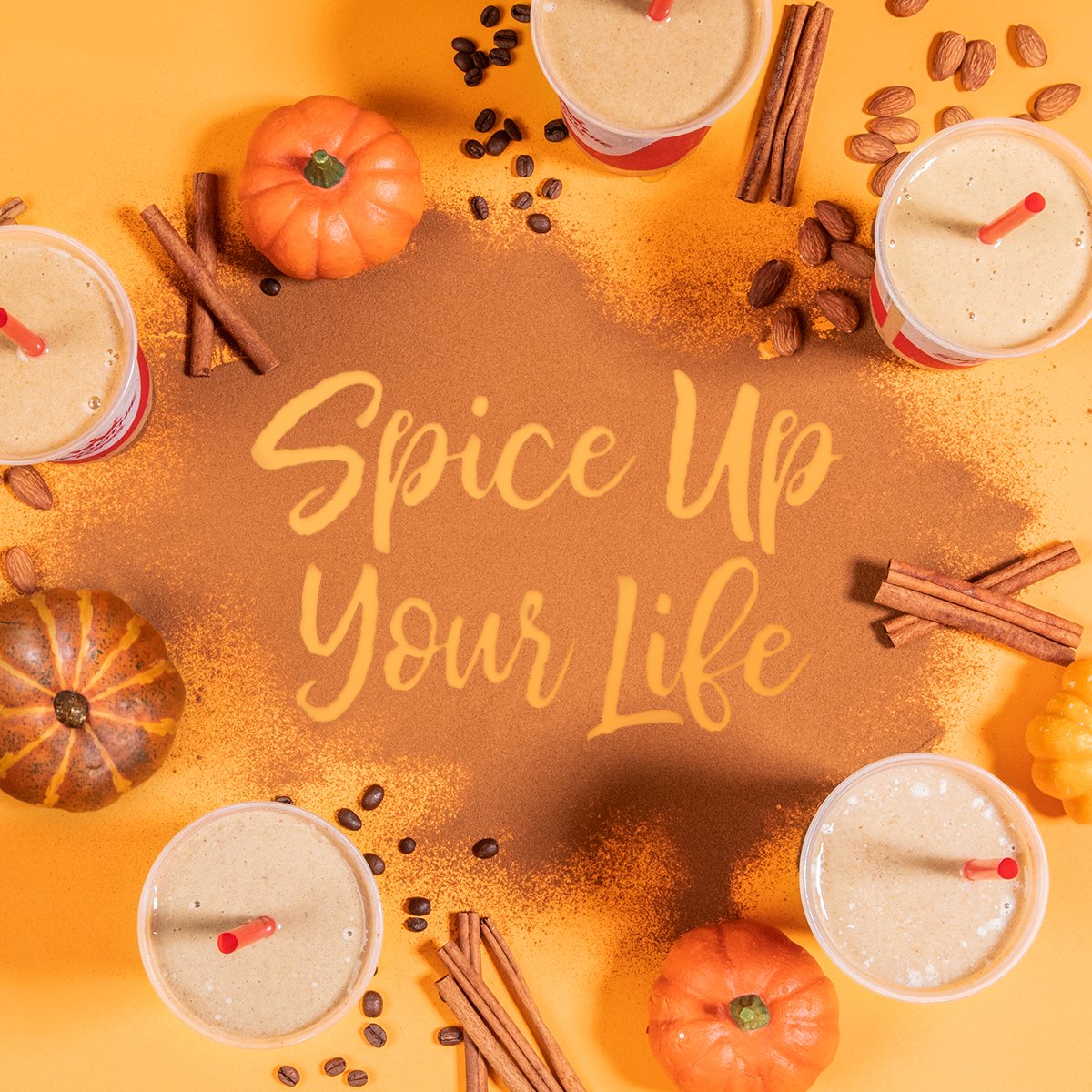 SmoothieKing's tweet photo. Skip the syrupy PSLs and celebrate pumpkin spice season with REAL pumpkin. Grab one of our five pumpkin smoothies all made with organic pumpkin and without artificial colors, flavors or preservatives. https://t.co/qtazyEkawM