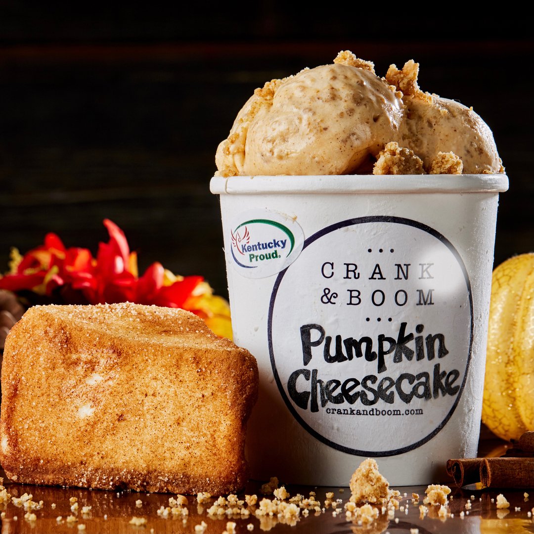 Get to know :: Pumpkin Cheesecake

One of our most popular fall flavors, PUMPKIN CHEESECAKE, is made with real pumpkin puree mixed into our Cheesecake Ice Cream and then finished with delicious graham crumbs throughout.

Come enjoy this or any of our NEW fall flavors today … Sp
