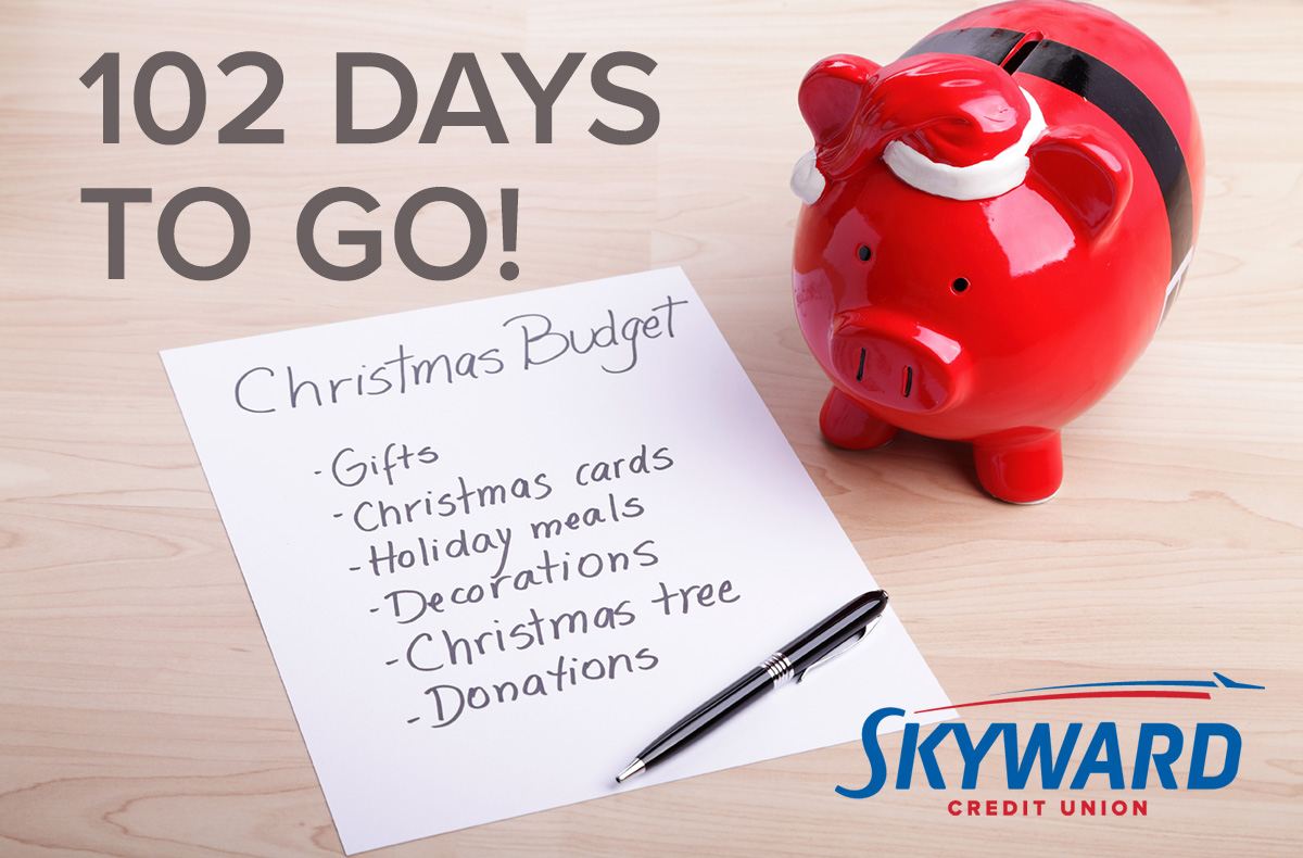 SkywardCU's tweet image. Ready. Set. Shop! It's 102 days to Christmas! 
Help your money make money with an Aim Higher Checking Account. 2% interest on your balance* will help you earn while you shop. Plus no monthly fees and ATM fee refunds! skywardcu.com/checking#aim-h… #InterestChecking