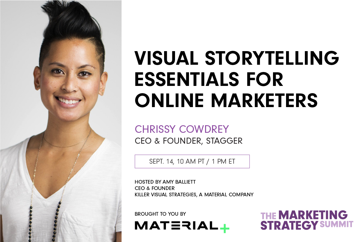 2 hours from now: Join us for the launch of the Marketing Strategy Summit as Killer CEO <a href="/AmyBalliett/">Amy Balliett</a> talks #visualstorytelling with <a href="/ccowdrey/">Chrissy Cowdrey</a>! Save your free spot and check out more great sessions: bit.ly/3hwBwgB

#marketingstrategy #marcomm #visualcommunication