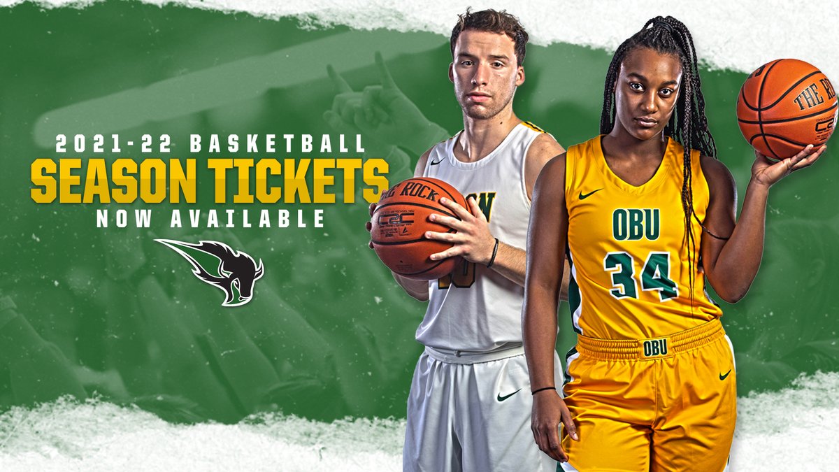 Season 🎟 for <a href="/OBU_MBBall/">OBU Men's Basketball</a> <a href="/OBU_WBBall/">OBU Women’s Basketball</a> are 𝗼𝗻 𝘀𝗮𝗹𝗲 𝗻𝗼𝘄! Reserve your seats today ⤵️

bit.ly/2021OBUHoops

#OnToVictory 🦬🏀