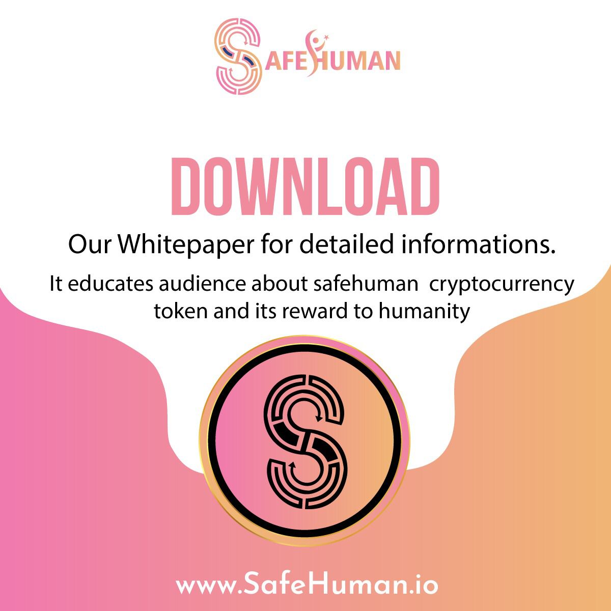 SafeHumanArmy's tweet photo. SafeHuman
Team created a white paper to educate audience about safehuman cryptocurrency token & its rewards to humanity.
https://t.co/BODmQCGpRz
#Defi #crypto #cryptocurrency #BSCGem #Bscscan #bnbcoin #ICO #safehuman https://t.co/Rr5BdyyBHc
