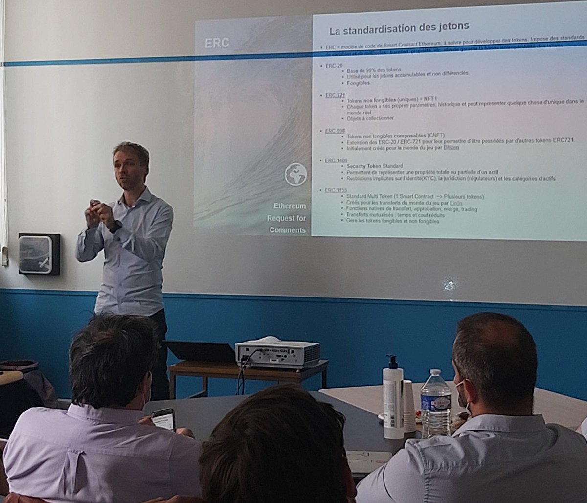 Innovation Factory (@innovationfcty) on Twitter photo #PrivateMasterClass sur la #blockchain et les #NFT avec @vincent__remon de <a href="/onepoint/">Onepoint</a> . Au programme : #smartcontract #ERC et cas d'usage. Les questions de nos #PartenairesdAvenir rythment les échanges ! Merci à @FDJ <a href="/Asmodee_fr/">asmodee France</a> <a href="/bouyguestelecom/">Bouygues Telecom</a> <a href="/natixis/">NatixisCommitments</a> pour leur présence. #PrivateMasterClass sur la #blockchain et les #NFT avec @vincent__remon de <a href="/onepoint/">Onepoint</a> . Au programme : #smartcontract #ERC et cas d'usage. Les questions de nos #PartenairesdAvenir rythment les échanges ! Merci à @FDJ <a href="/Asmodee_fr/">asmodee France</a> <a href="/bouyguestelecom/">Bouygues Telecom</a> <a href="/natixis/">NatixisCommitments</a> pour leur présence.
