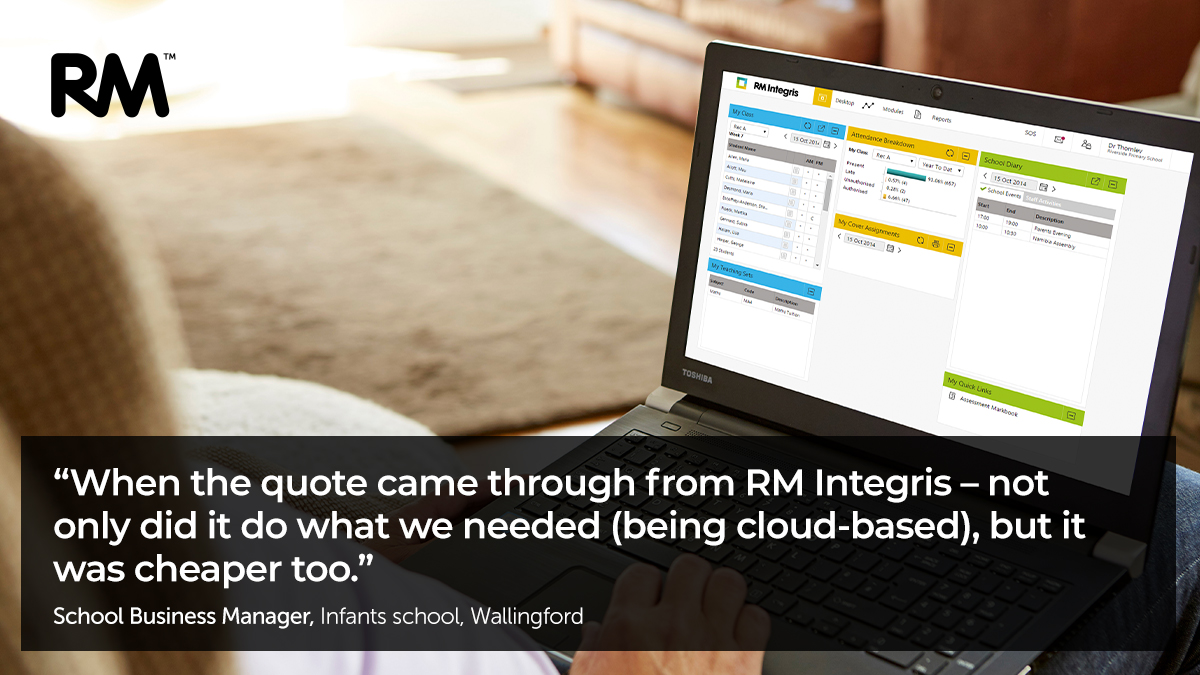 RM__Technology's tweet photo. Ditching the server, making manual updates a thing of the past, reducing your environmental impact. Just some of the benefits of switching to a cloud-based MIS. Discover 5 reasons to do it here:  https://t.co/EWRzbjErr1 #MIS #SLB #SBM #schoolict https://t.co/UGqVpaj9zh