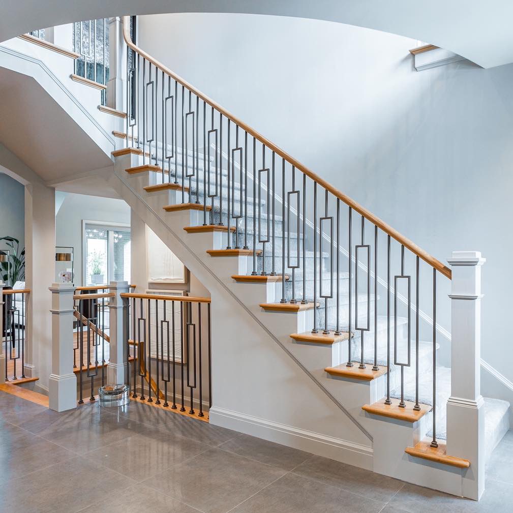 JPCHomebuilder's tweet photo. [2/2] Today we’re sharing just a few of our favorites!

#Staircase #CustomStaircase #Stairs #Steps #Architecture #Millwork #RiftCutOak #Risers #Spindles #NewelPosts #Railing #FloatingStaircase  #ArchitecturalDesign #BuildToSuit #AlwaysLookingUp #BuildLocal #JPCraig https://t.co/XNuIu6kB6M