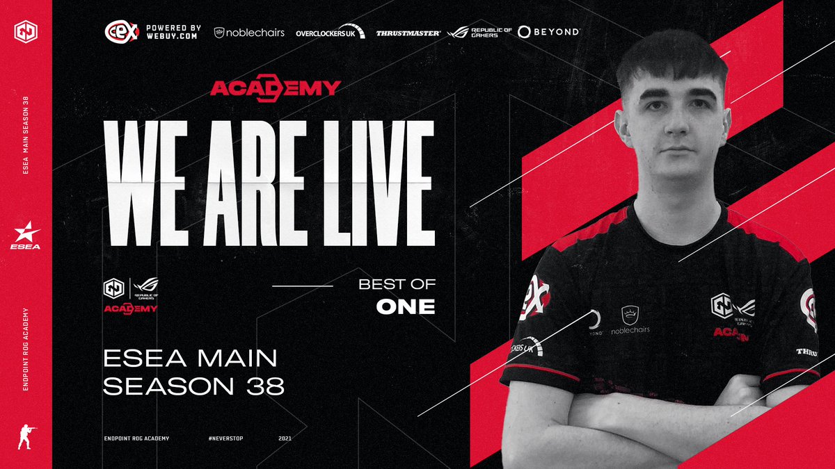 <a href="/ESEA/">ESEA League</a> <a href="/2easyesport/">2EASY</a> <a href="/EndpointPete/">Peter Thompson</a> @vKEMPeN_csgo <a href="/WhiteyCS/">Whitey</a> <a href="/Richardb0b/">Richardb0b</a> <a href="/Klayjamin/">Klay</a> Stream live!

Come bug Pete while we wait for the game to start

twitch.tv/endpointtv